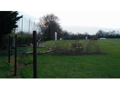 Over 50 members, including parents, players and coaches gave our lovely ground a spring tidy up for the new season.